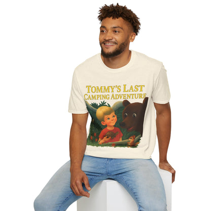 Tommy’s Last Camping Adventure – süß trifft seltsam. – Freches Satire-Design für mutige Statements | True Insights