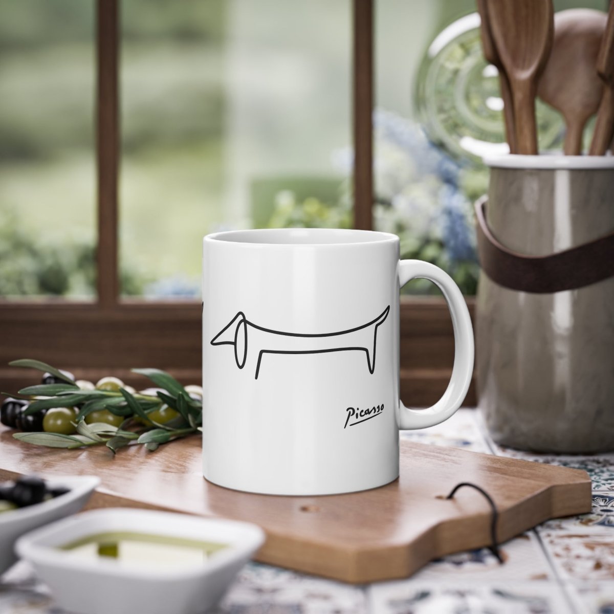 For classy coffee and a touch of humor in the morning.