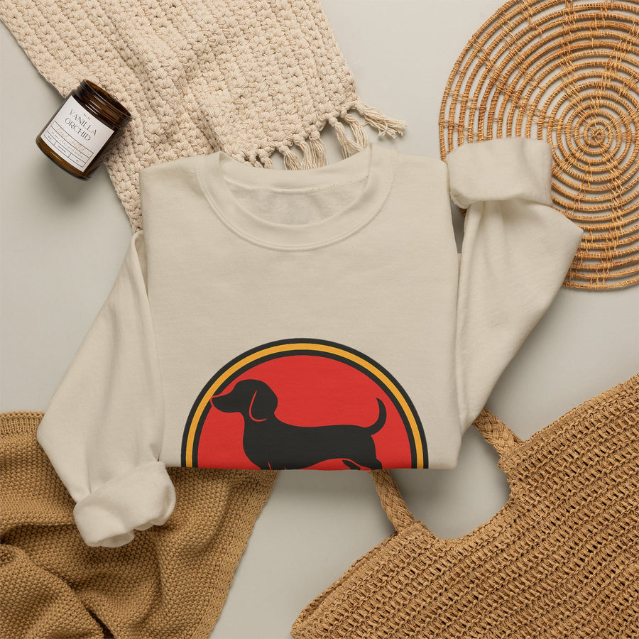 Sweatshirt Jurassic Bark Parodie Teckel – Sweat humoristique pour amateurs de teckels & cinéphiles