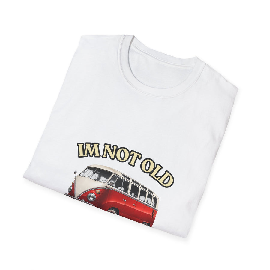 I'm Not Old I'm Classic Année 1986 T-Shirt – Bus Rétro Vintage Cadeau 40 Ans T-Shirt Unisexe