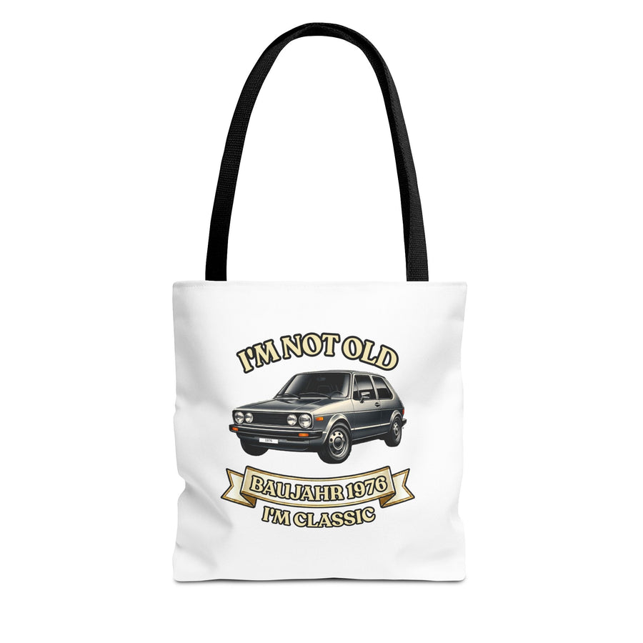 Born in 1976 Tote Bag – 50th Birthday Gift | Classic Car