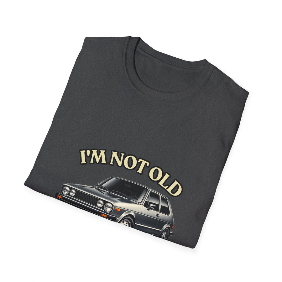 Born in 1976 T-Shirt – 50th Birthday Gift | Classic Car