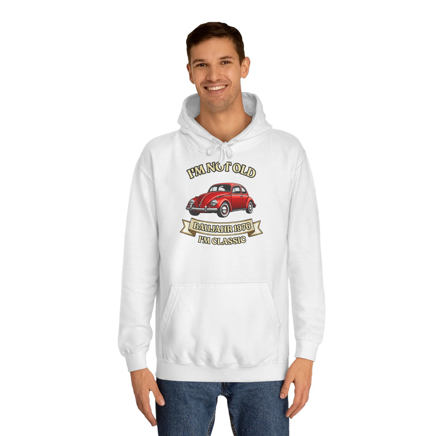 Born in 1976 Hoodie – 50th Birthday Gift | VW Beetle