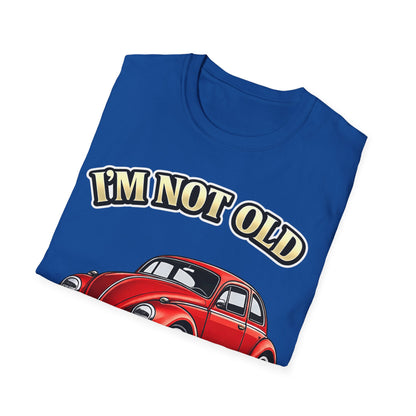 True Insights T-Shirt Vintage Käfer Oldtimer Im Not Old Im Classic mit humorvollem Retro-Spruch