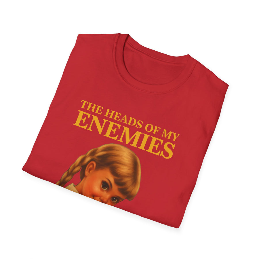 T-shirt satirique The Heads of My Enemies - Humour noir design rétro