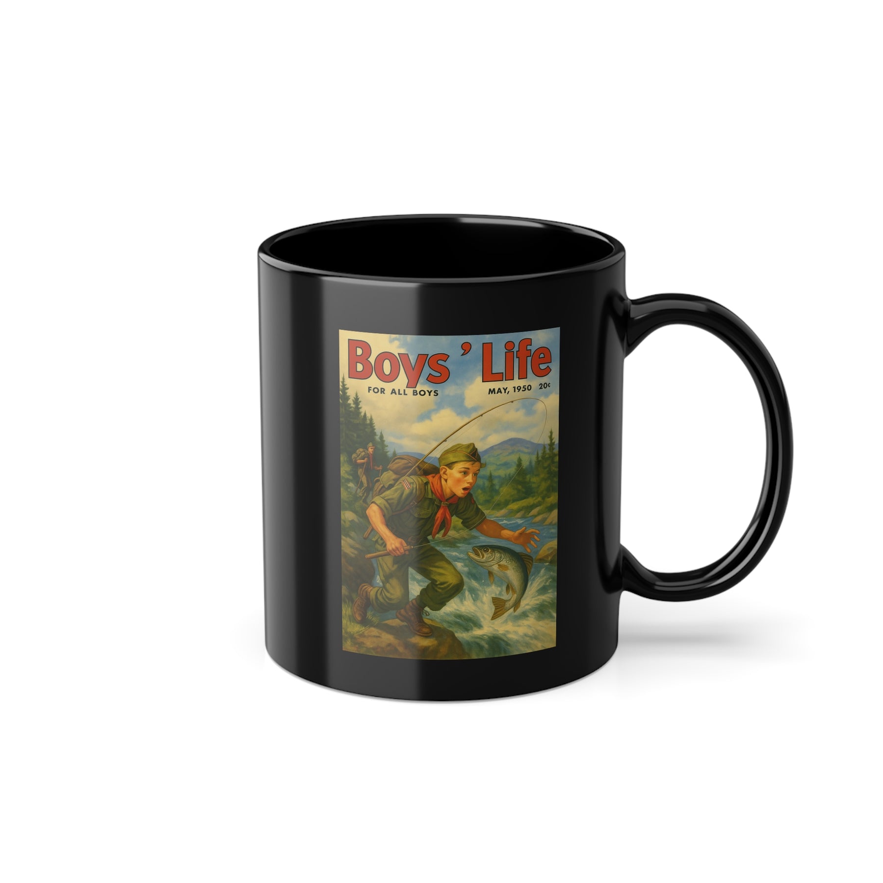 Boys’ Life – Gesellschaftskritische Tasse im Retro-Magazin-Stil-Mug-True Insights