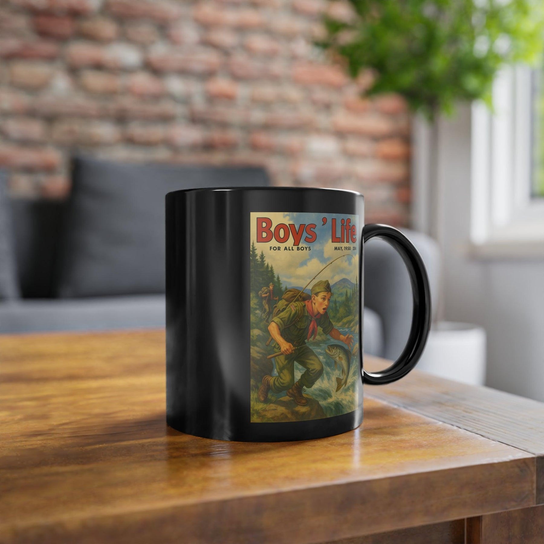 Boys’ Life – Gesellschaftskritische Tasse im Retro-Magazin-Stil-Mug-True Insights