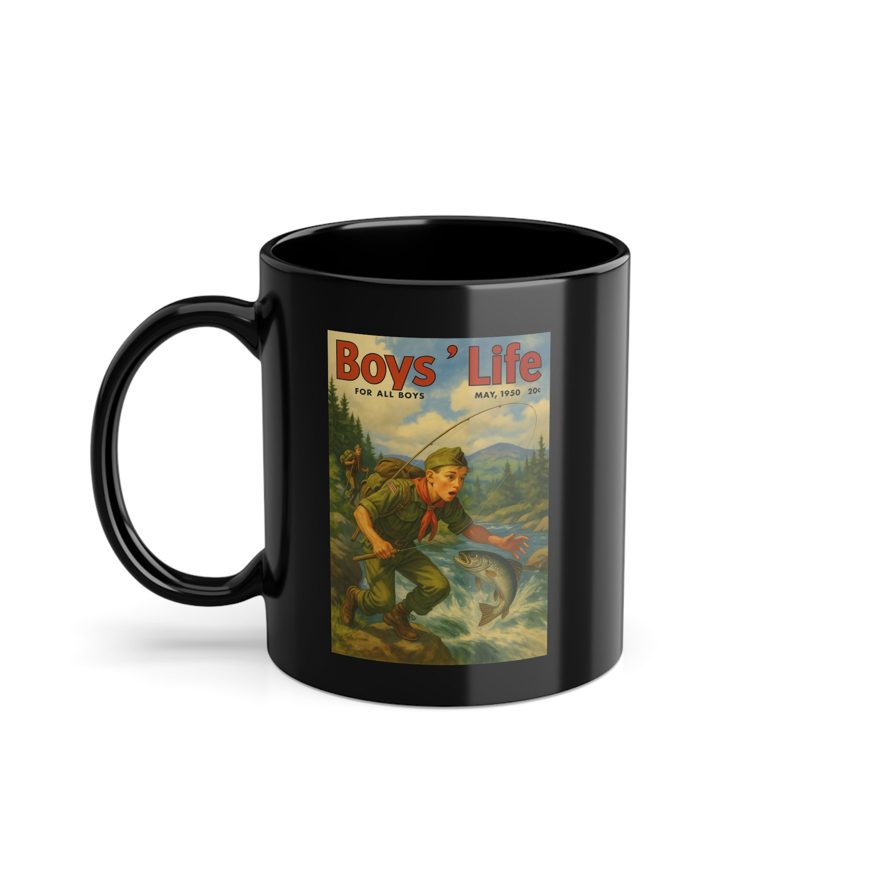 Boys’ Life – Gesellschaftskritische Tasse im Retro-Magazin-Stil-Mug-True Insights