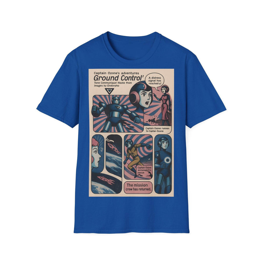 Captain Ozone Retro Sci-Fi Shirt Comic Design Ground Control Bio