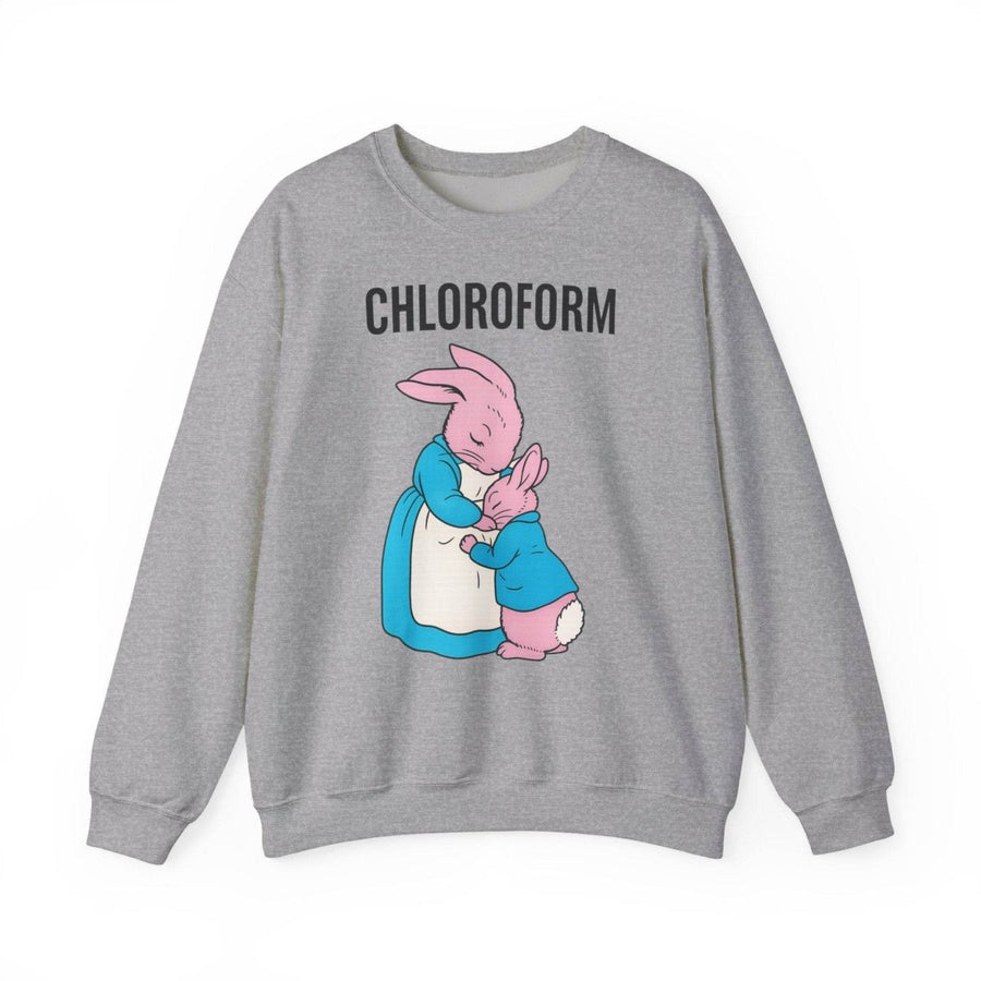 „CHLOROFORM“ – Retro-Sweatshirt mit Hasen und bösem Twist - True Insights
