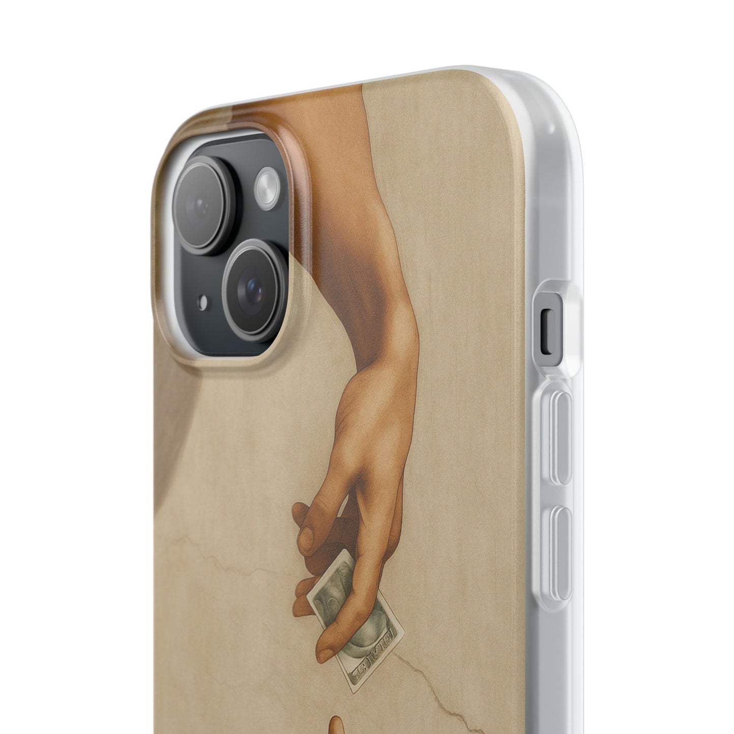 Vintage Motiv – „Creation of a Deal“ Handyhülle – Satirisches Kunst-Motiv – Stoßfester Schutz | True Insights Design mit Humor