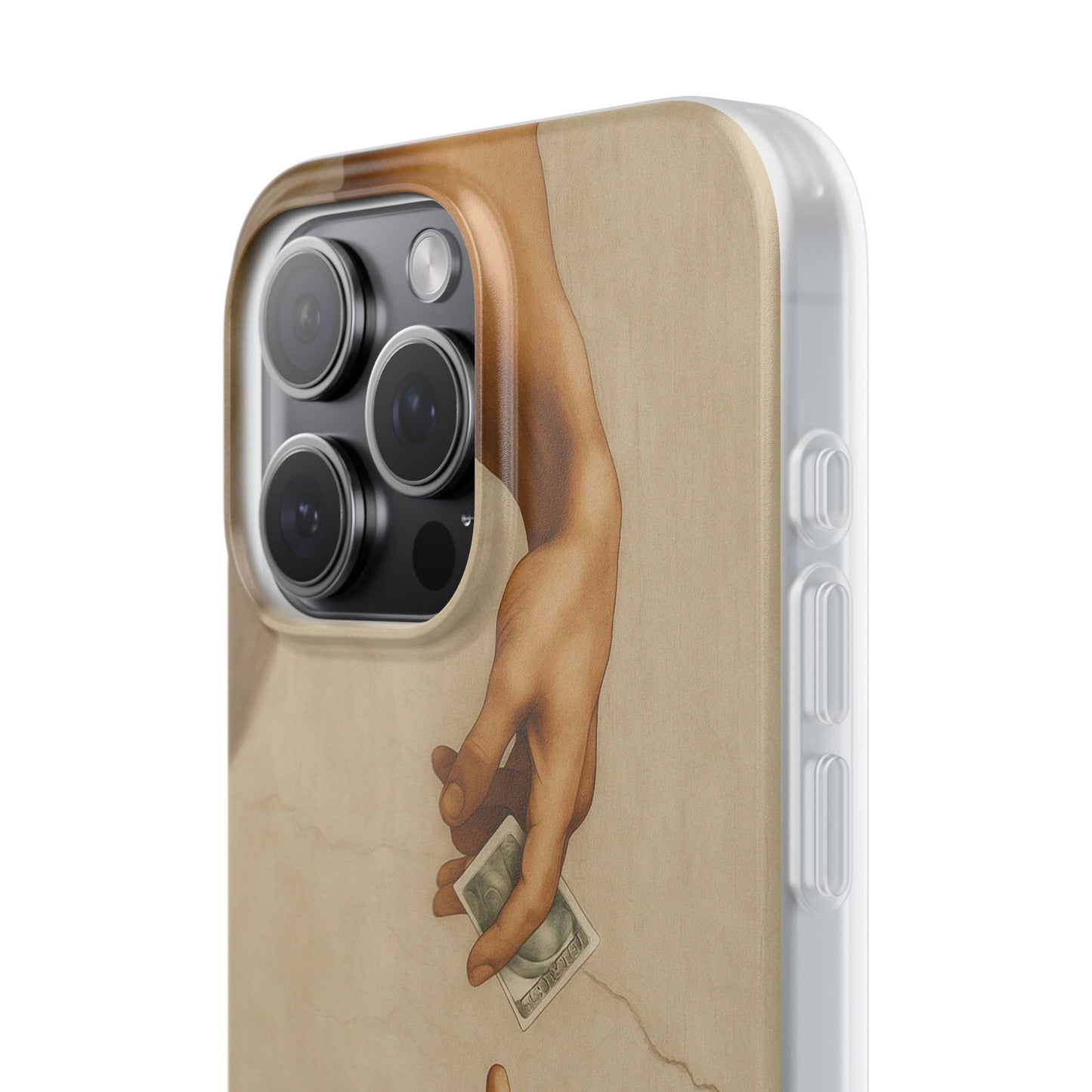 Vintage Motiv – „Creation of a Deal“ Handyhülle – Satirisches Kunst-Motiv – Stoßfester Schutz | True Insights Design mit Humor