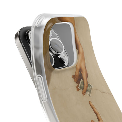 Vintage Motiv – „Creation of a Deal“ Handyhülle – Satirisches Kunst-Motiv – Stoßfester Schutz | True Insights Design mit Humor