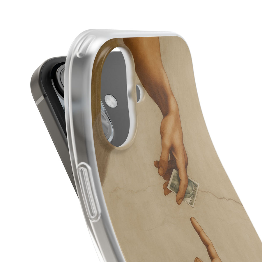 True Insights Handyhülle Creation of a Deal Kunstdesign mit robustem Stoßschutz von vorn
