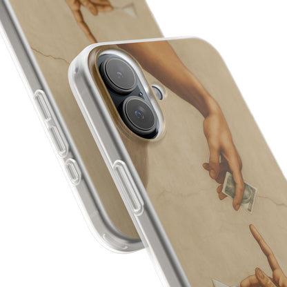 Vintage Motiv – „Creation of a Deal“ Handyhülle – Satirisches Kunst-Motiv – Stoßfester Schutz | True Insights Design mit Humor