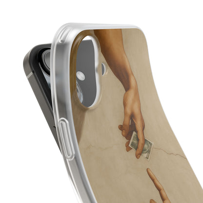 Vintage Motiv – „Creation of a Deal“ Handyhülle – Satirisches Kunst-Motiv – Stoßfester Schutz | True Insights Design mit Humor