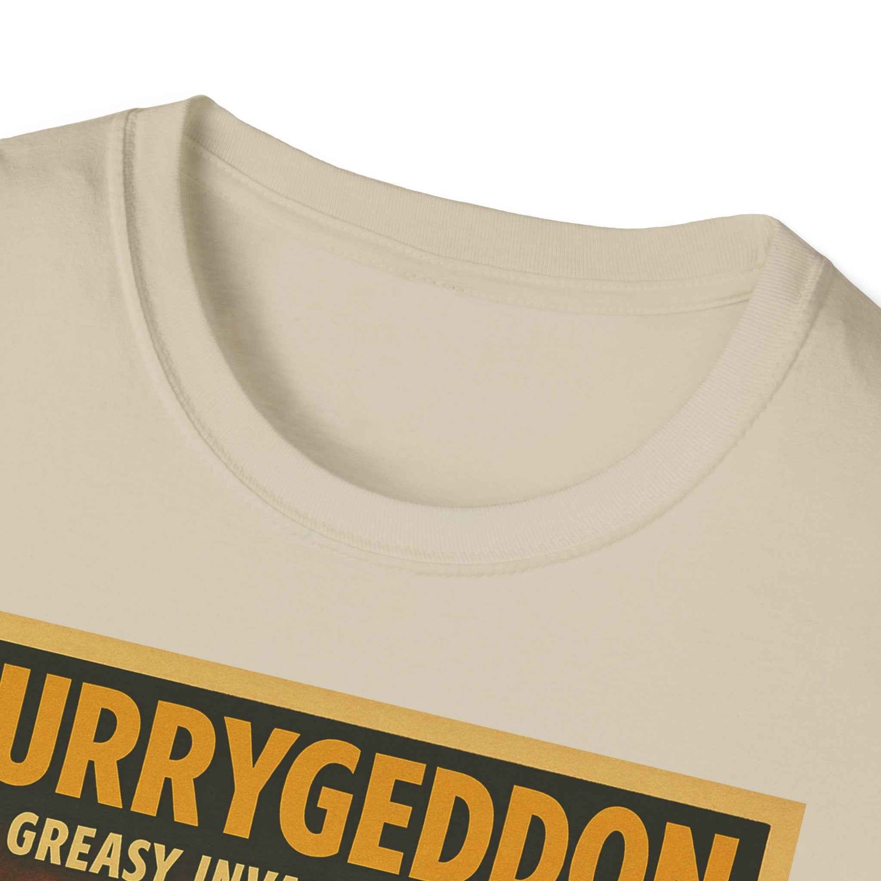 CurryGeddon T-Shirt - Retro Horror Design