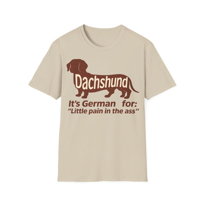 Dachshund: Little pain in the ass | Vintage Look für Hundefans mit Humor – Lustiges T-Shirt | True Insights – Bild 10