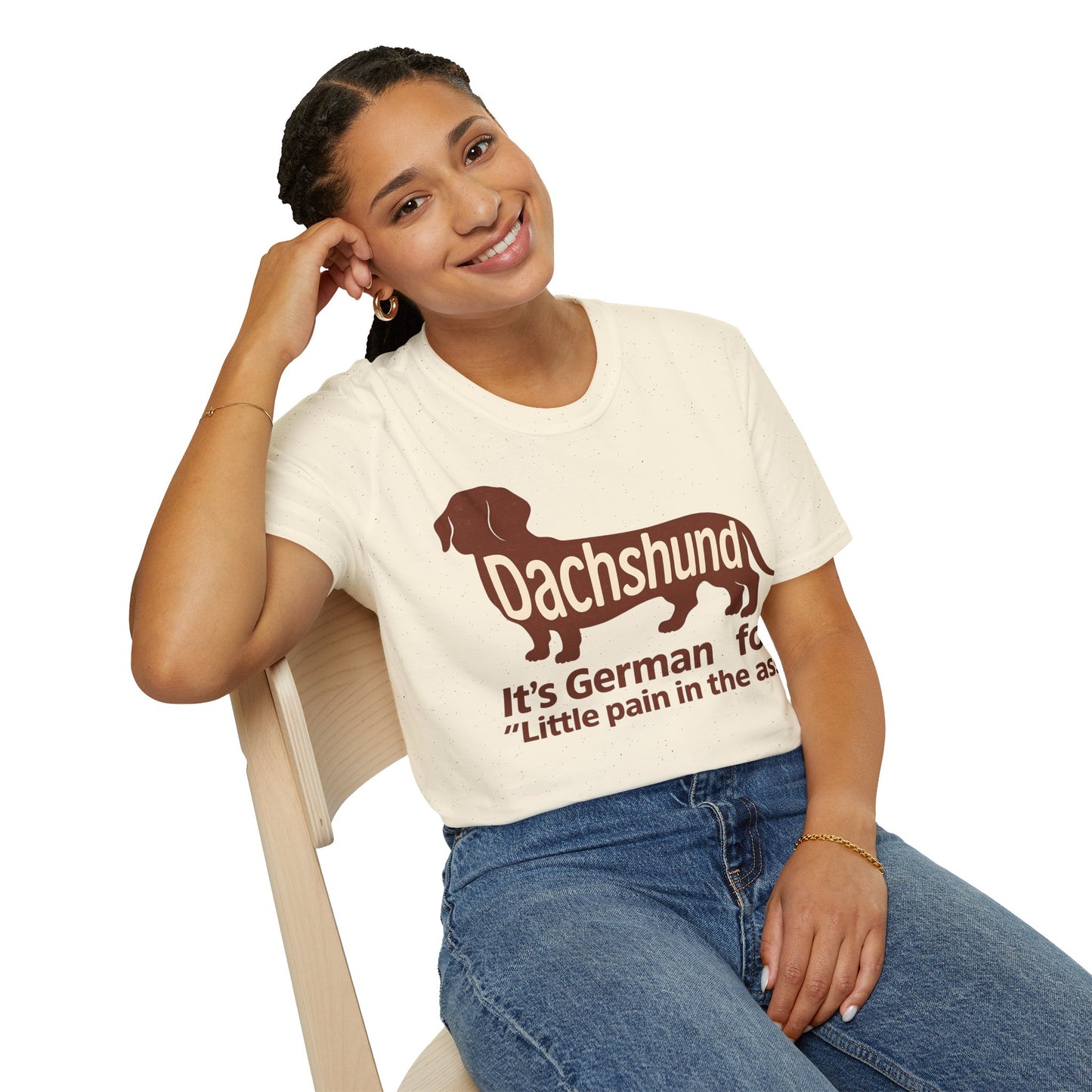 Dachshund: Little pain in the ass | Vintage Look für Hundefans mit Humor – Lustiges T-Shirt | True Insights – Bild 14