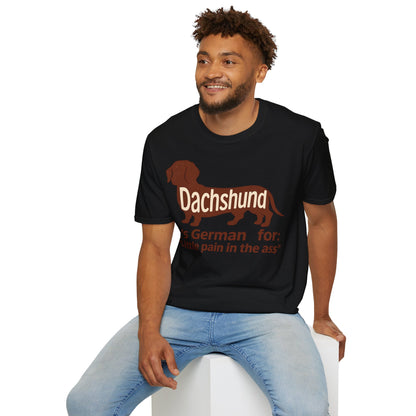 Dachshund: Little pain in the ass | Vintage Look für Hundefans mit Humor – Lustiges T-Shirt | True Insights – Bild 18