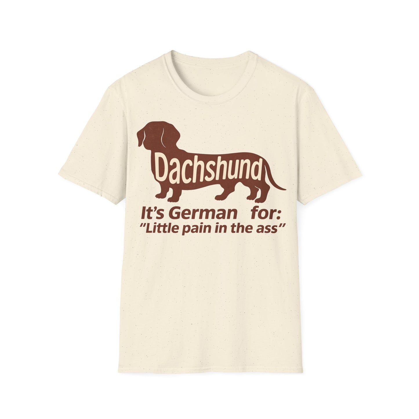 Dachshund: Little pain in the ass | Vintage Look für Hundefans mit Humor – Lustiges T-Shirt | True Insights – Bild 2