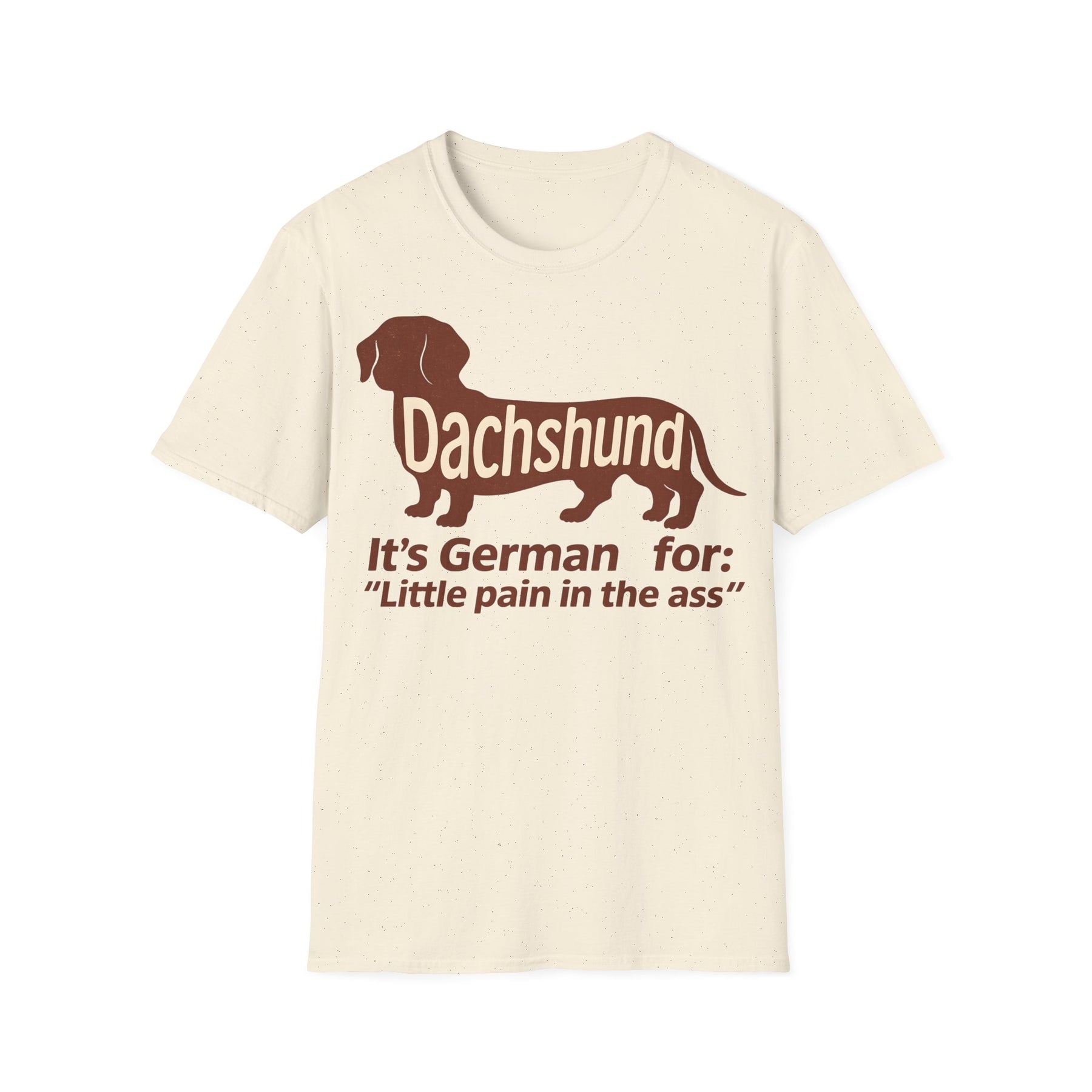 Dachshund: Little pain in the ass | Vintage Look für Hundefans mit Humor – Lustiges T-Shirt | True Insights – Bild 2