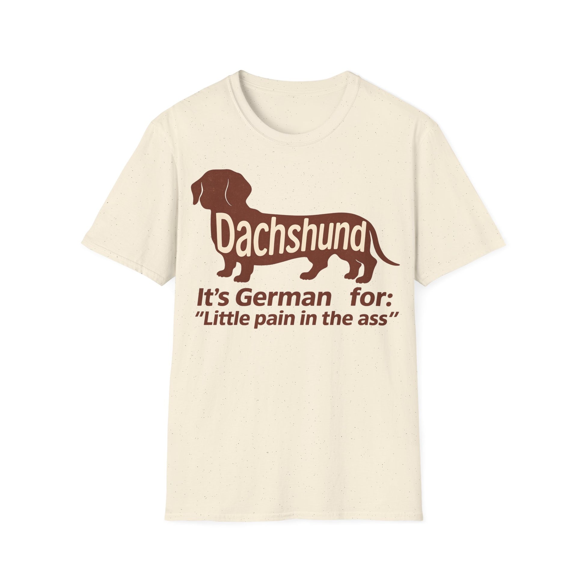 Dachshund: Little pain in the ass | Vintage Look für Hundefans mit Humor – Lustiges T-Shirt | True Insights – Bild 2