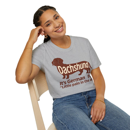 Dachshund: Little pain in the ass | Vintage Look für Hundefans mit Humor – Lustiges T-Shirt | True Insights – Bild 24