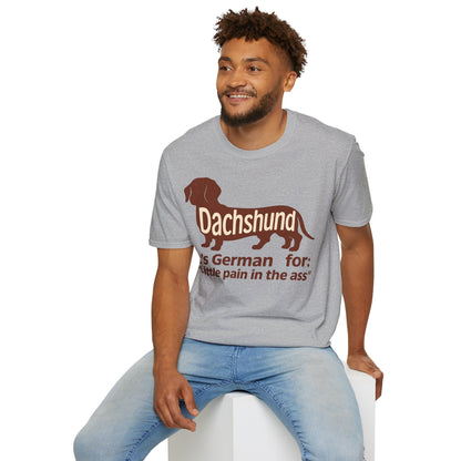 Dachshund: Little pain in the ass | Vintage Look für Hundefans mit Humor – Lustiges T-Shirt | True Insights – Bild 26