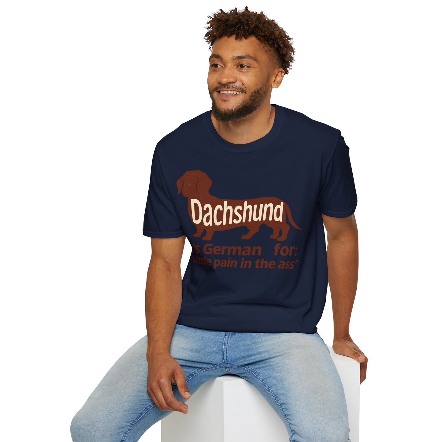 Dachshund: Little pain in the ass | Vintage Look für Hundefans mit Humor – Lustiges T-Shirt | True Insights – Bild 35