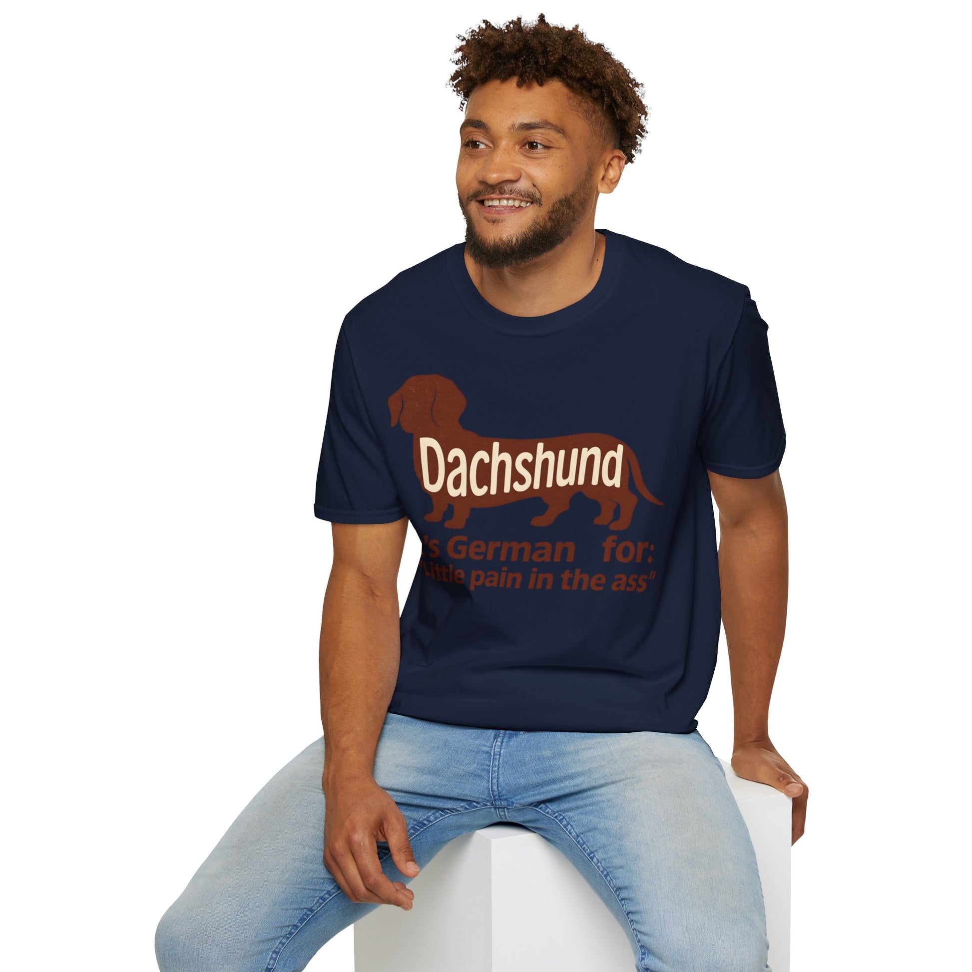 Dachshund: Little pain in the ass | Vintage Look für Hundefans mit Humor – Lustiges T-Shirt | True Insights – Bild 35