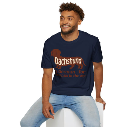 Dachshund: Little pain in the ass | Vintage Look für Hundefans mit Humor – Lustiges T-Shirt | True Insights – Bild 35