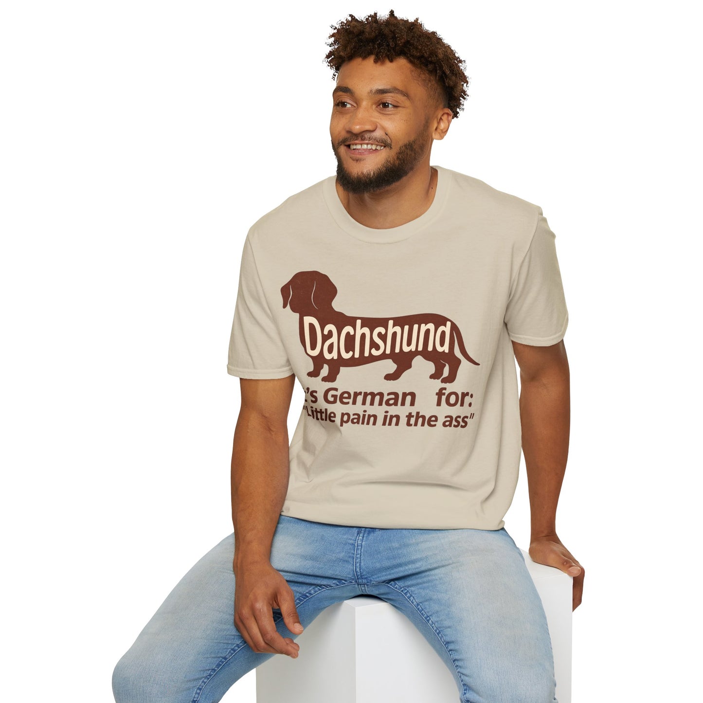 Dachshund: Little pain in the ass | Vintage Look für Hundefans mit Humor – Lustiges T-Shirt | True Insights – Bild 41
