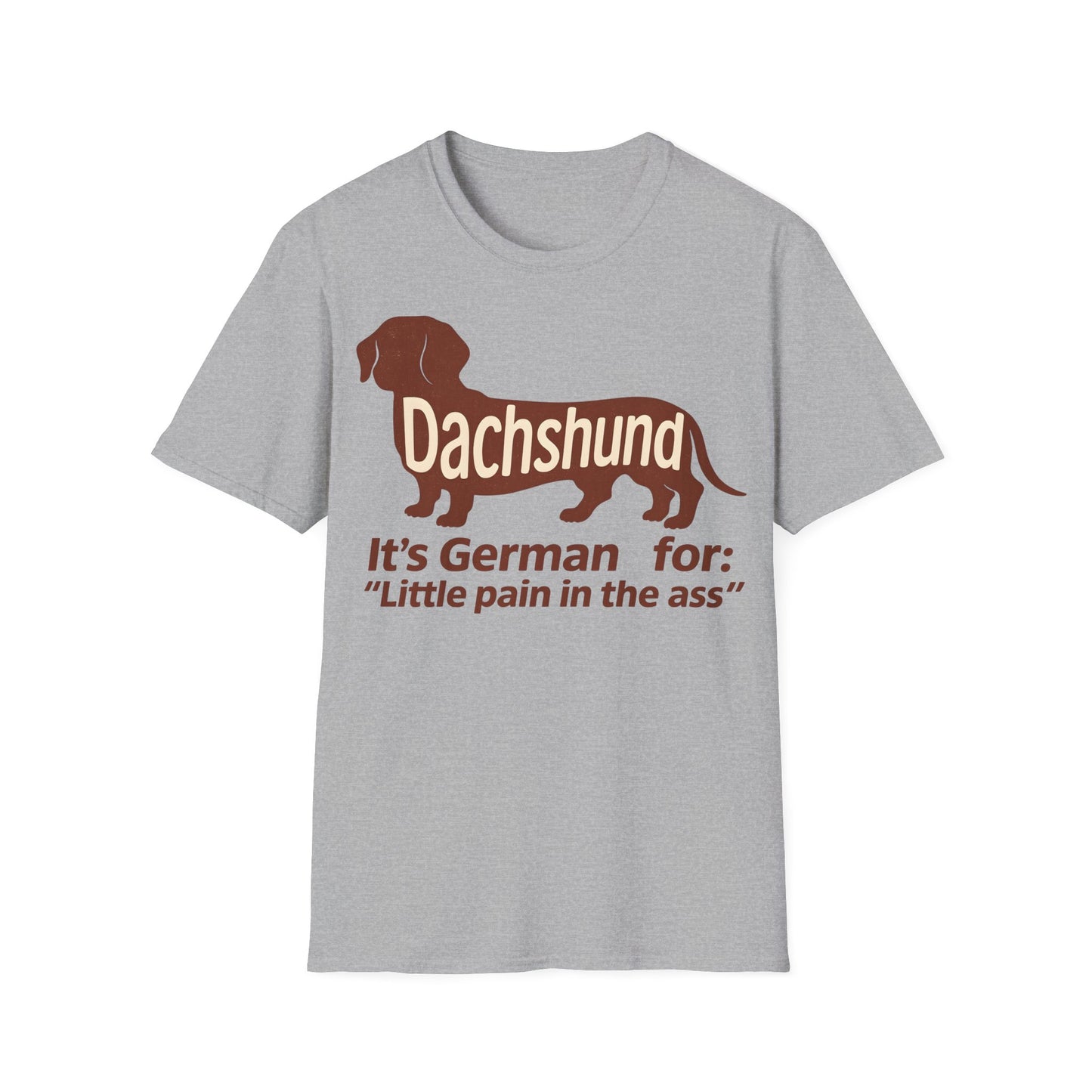 Dachshund: Little pain in the ass | Vintage Look für Hundefans mit Humor – Lustiges T-Shirt | True Insights – Bild 5