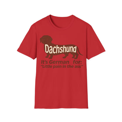 Dachshund: Little pain in the ass | Vintage Look für Hundefans mit Humor – Lustiges T-Shirt | True Insights – Bild 9