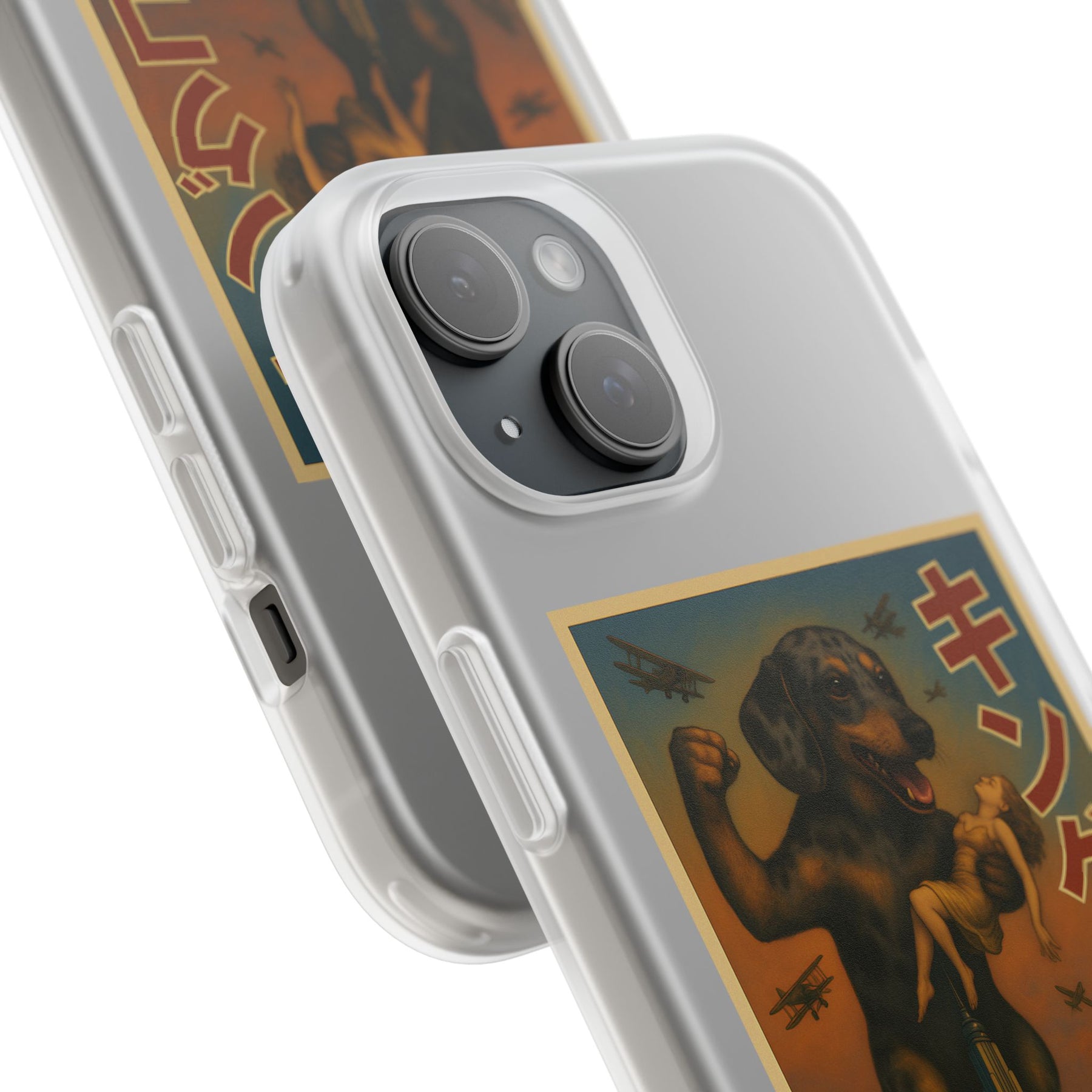 Dackel Handyhülle – King Kong Parodie | Retro Design für Hundefans & Filmnerds – Lustiges Phone Case | True Insights – Bild 15