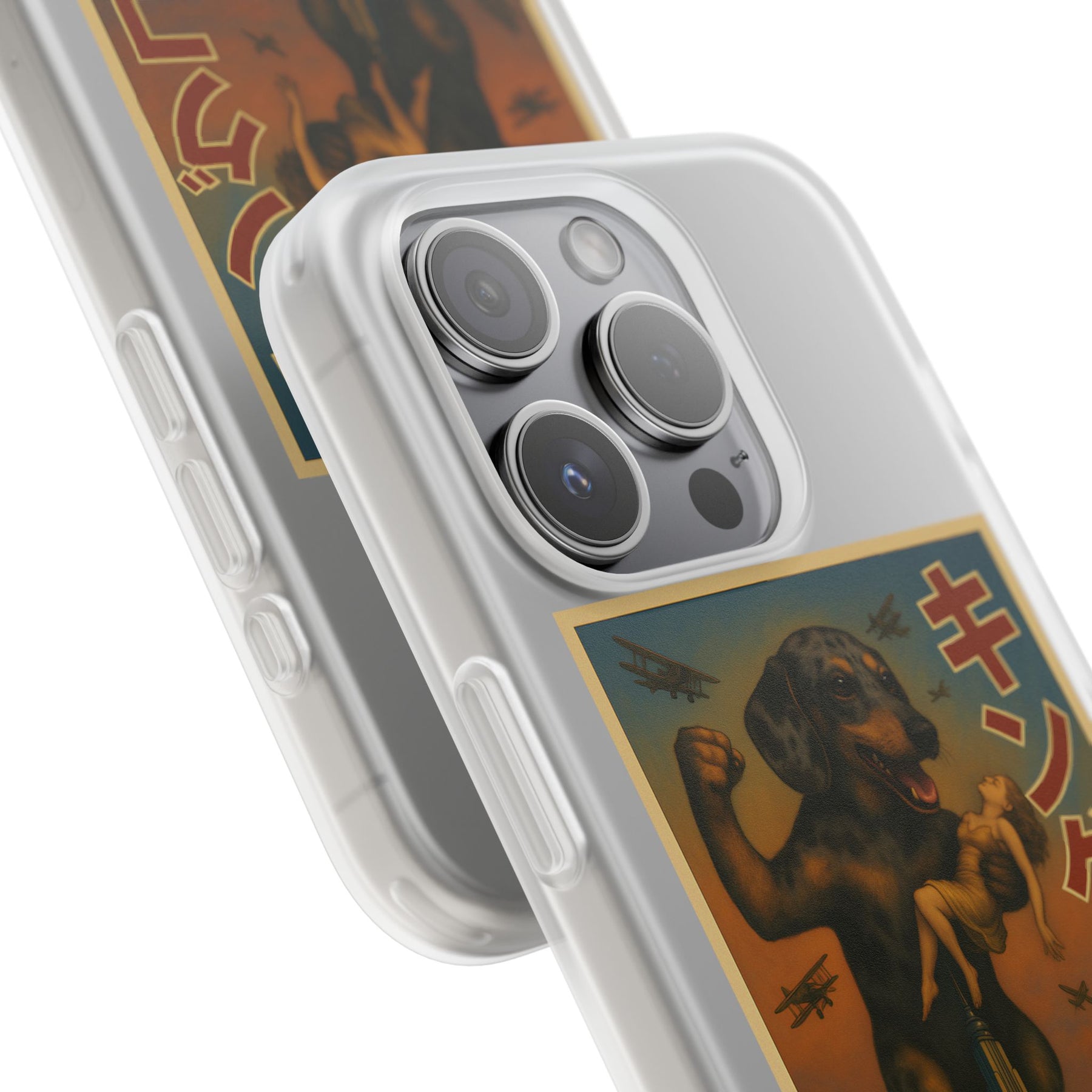 Dackel Handyhülle – King Kong Parodie | Retro Design für Hundefans & Filmnerds – Lustiges Phone Case | True Insights – Bild 18