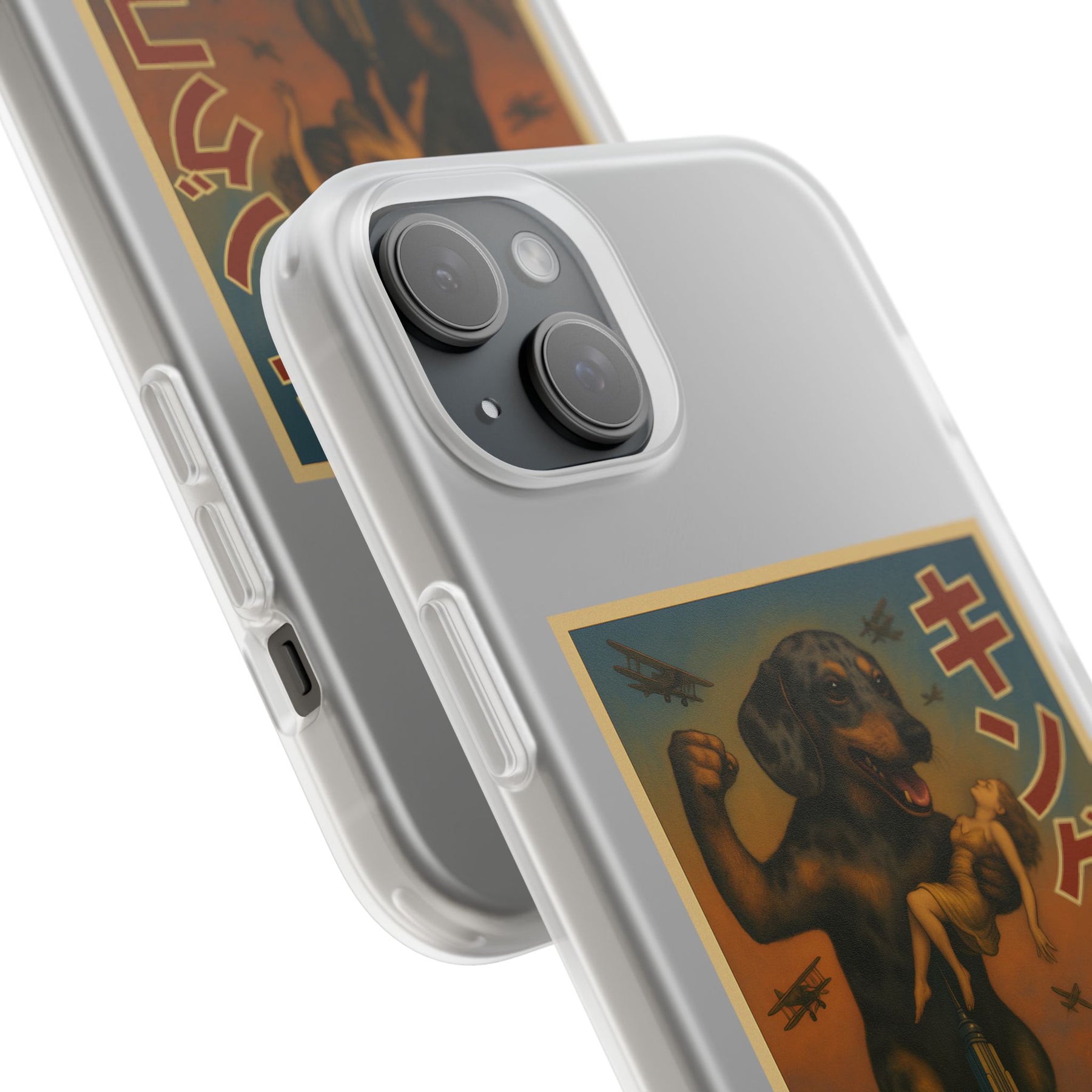 Dackel Handyhülle – King Kong Parodie | Retro Design für Hundefans & Filmnerds – Lustiges Phone Case | True Insights – Bild 21