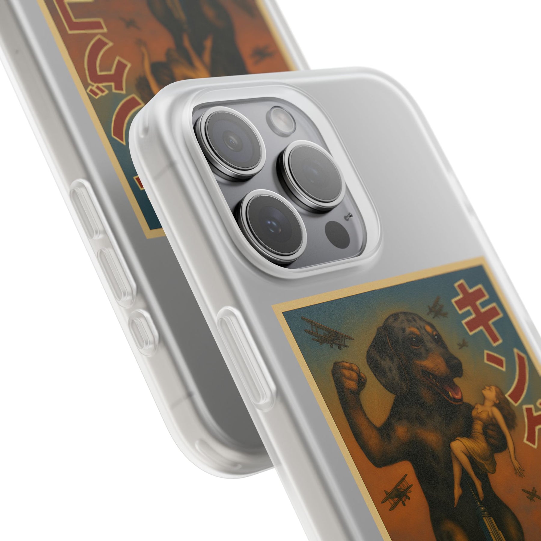 Dackel Handyhülle – King Kong Parodie | Retro Design für Hundefans & Filmnerds – Lustiges Phone Case | True Insights – Bild 24