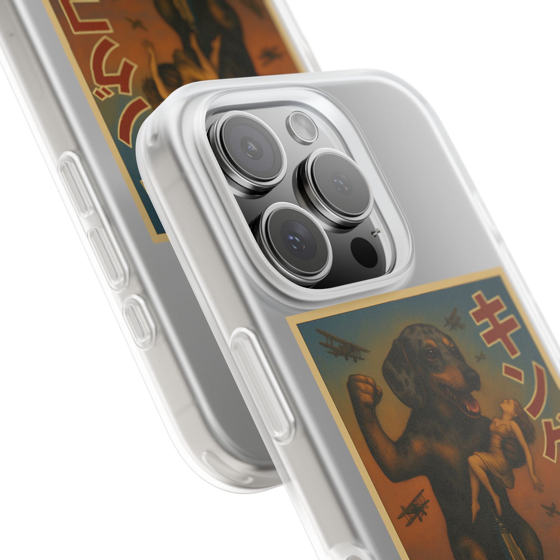 Dackel Handyhülle – King Kong Parodie | Retro Design für Hundefans & Filmnerds – Lustiges Phone Case | True Insights – Bild 26