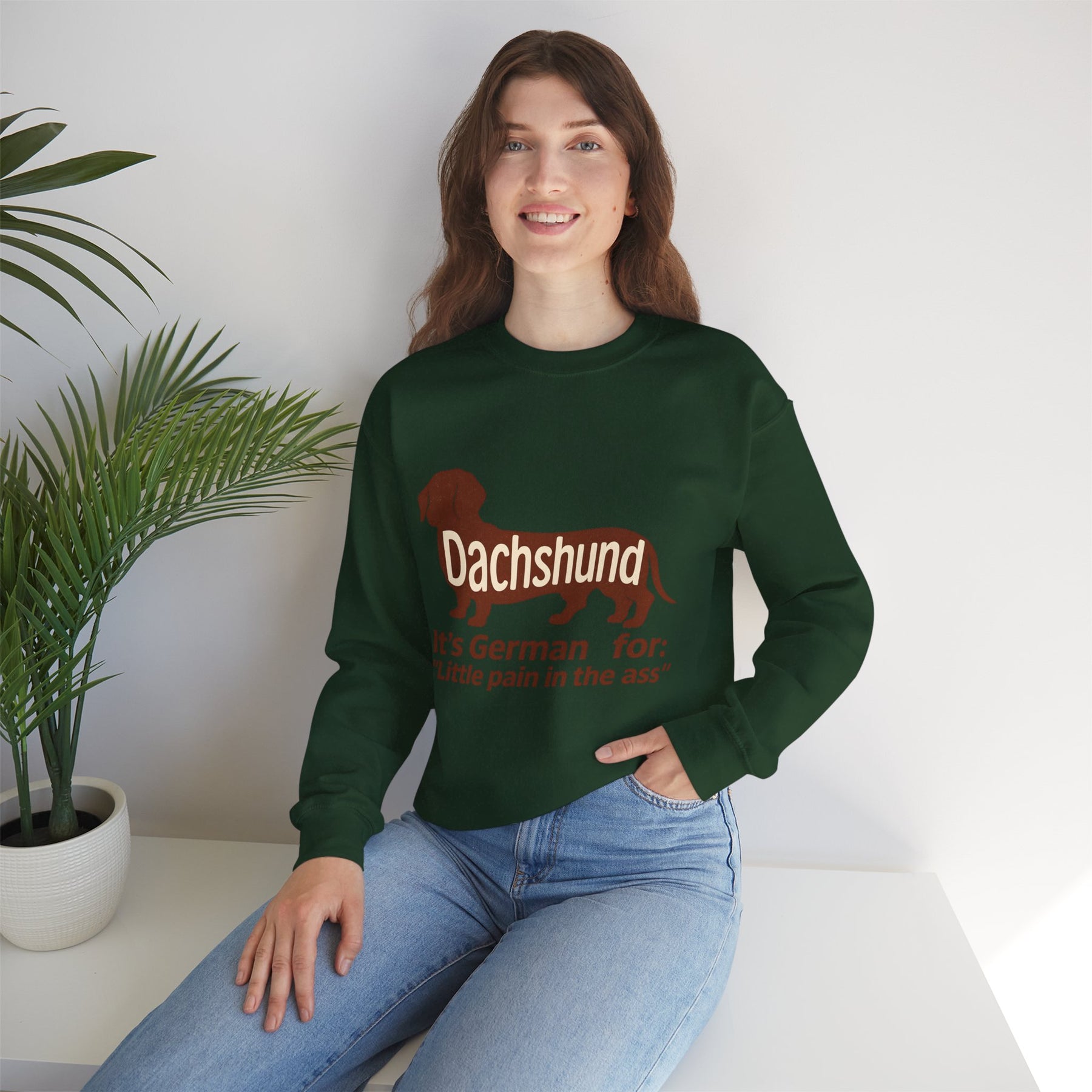 Dackel-Humor für Kenner: Sweatshirt mit frechem Spruch und kultigem Design – ideal für Hundefreunde mit Ironie. – Lustiges Sweatshirt | True Insights – Bild 13