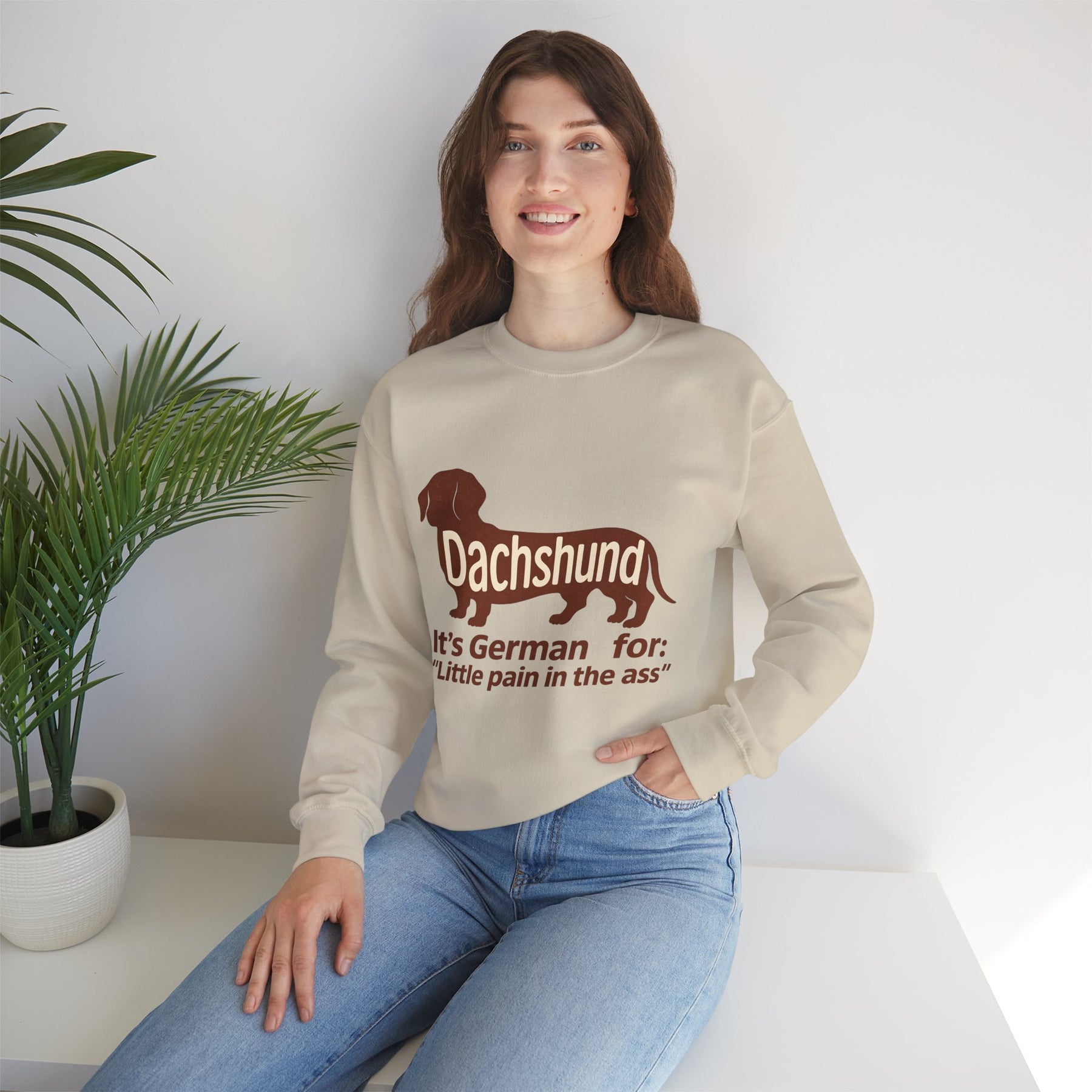 Dackel-Humor für Kenner: Sweatshirt mit frechem Spruch und kultigem Design – ideal für Hundefreunde mit Ironie. – Lustiges Sweatshirt | True Insights – Bild 33