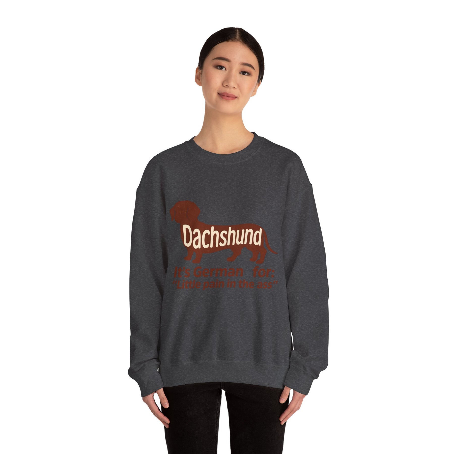 Dackel-Humor für Kenner: Sweatshirt mit frechem Spruch und kultigem Design – ideal für Hundefreunde mit Ironie. – Lustiges Sweatshirt | True Insights – Bild 46