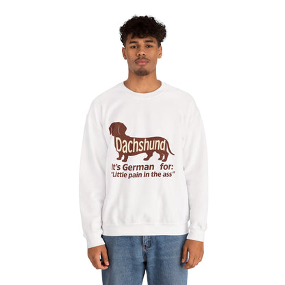 Dackel-Humor für Kenner: Sweatshirt mit frechem Spruch und kultigem Design – ideal für Hundefreunde mit Ironie. – Lustiges Sweatshirt | True Insights – Bild 52