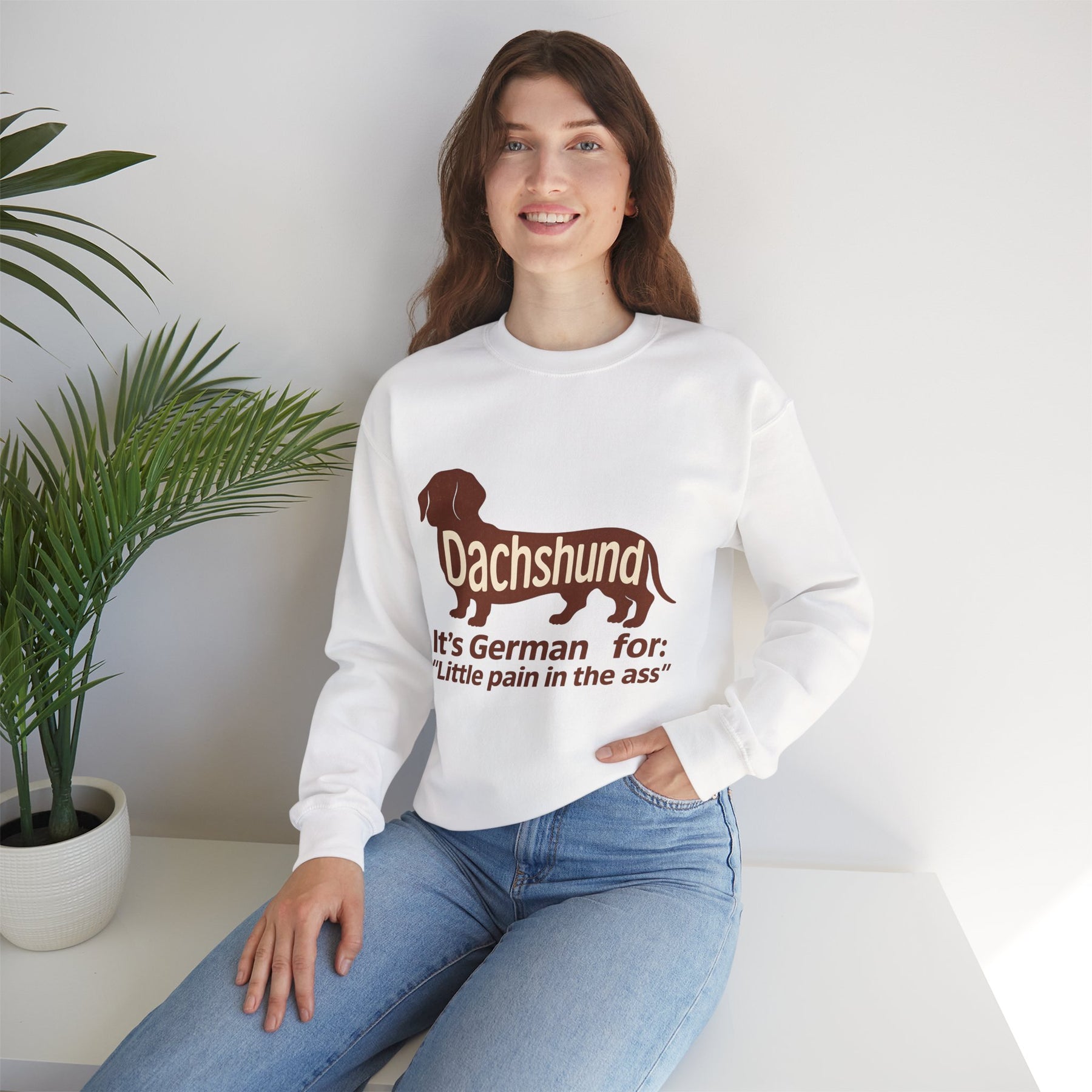 Dackel-Humor für Kenner: Sweatshirt mit frechem Spruch und kultigem Design – ideal für Hundefreunde mit Ironie. – Lustiges Sweatshirt | True Insights – Bild 53