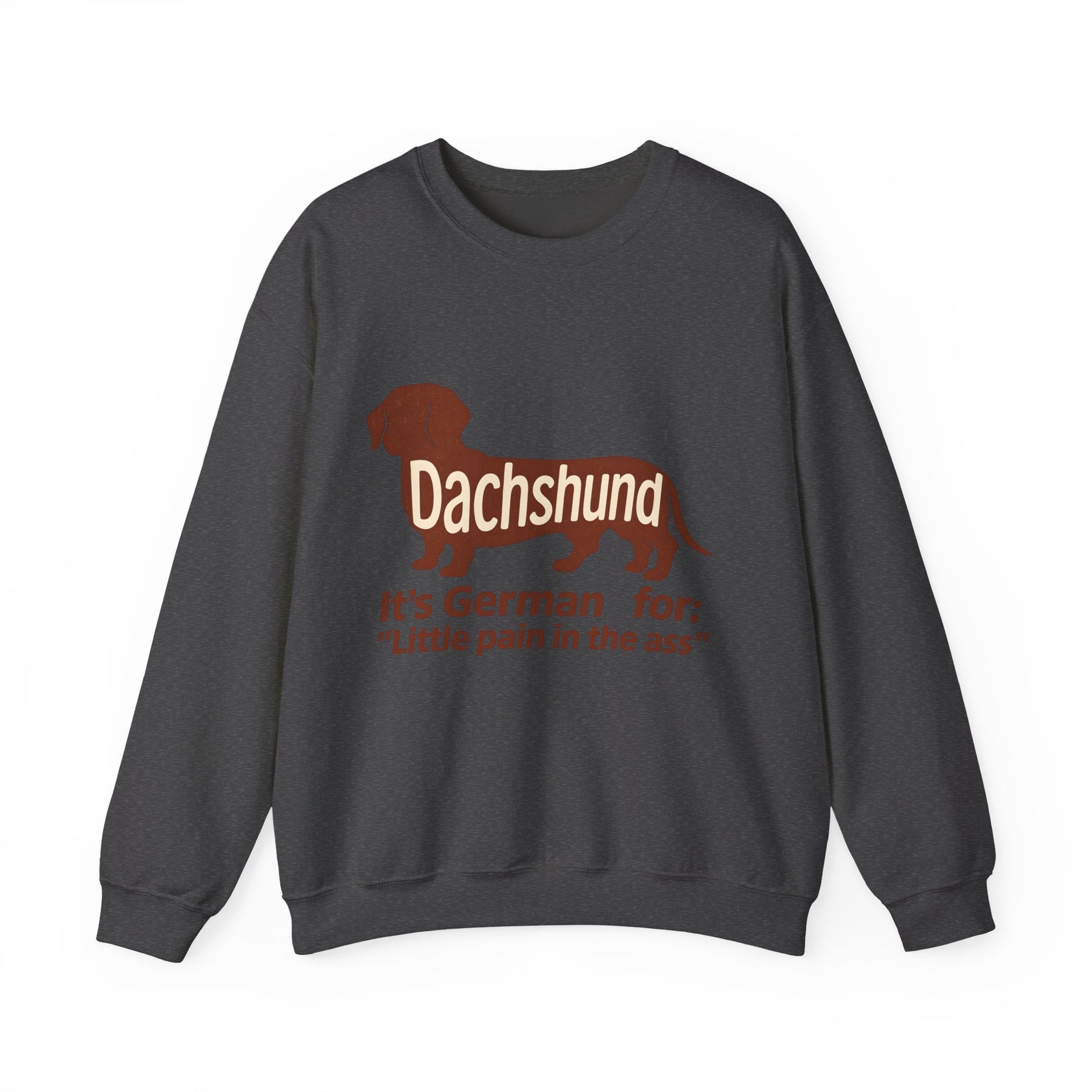 Dackel-Humor für Kenner: Sweatshirt mit frechem Spruch und kultigem Design – ideal für Hundefreunde mit Ironie. – Lustiges Sweatshirt | True Insights – Bild 8