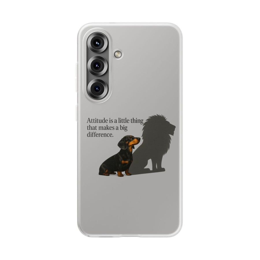 True Insights Handyhülle Dackel Löwenschatten für Samsung Galaxy S25 mit witzigem Print