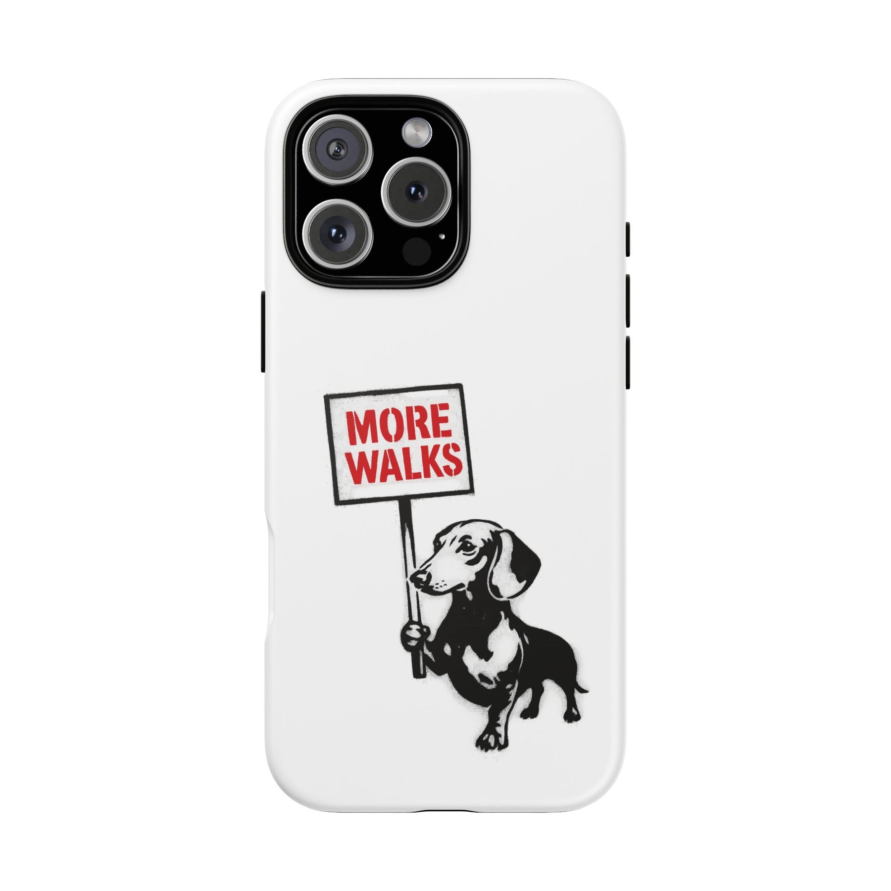 Dackel mit Warnschild – No Rules-Phone Case-True Insights