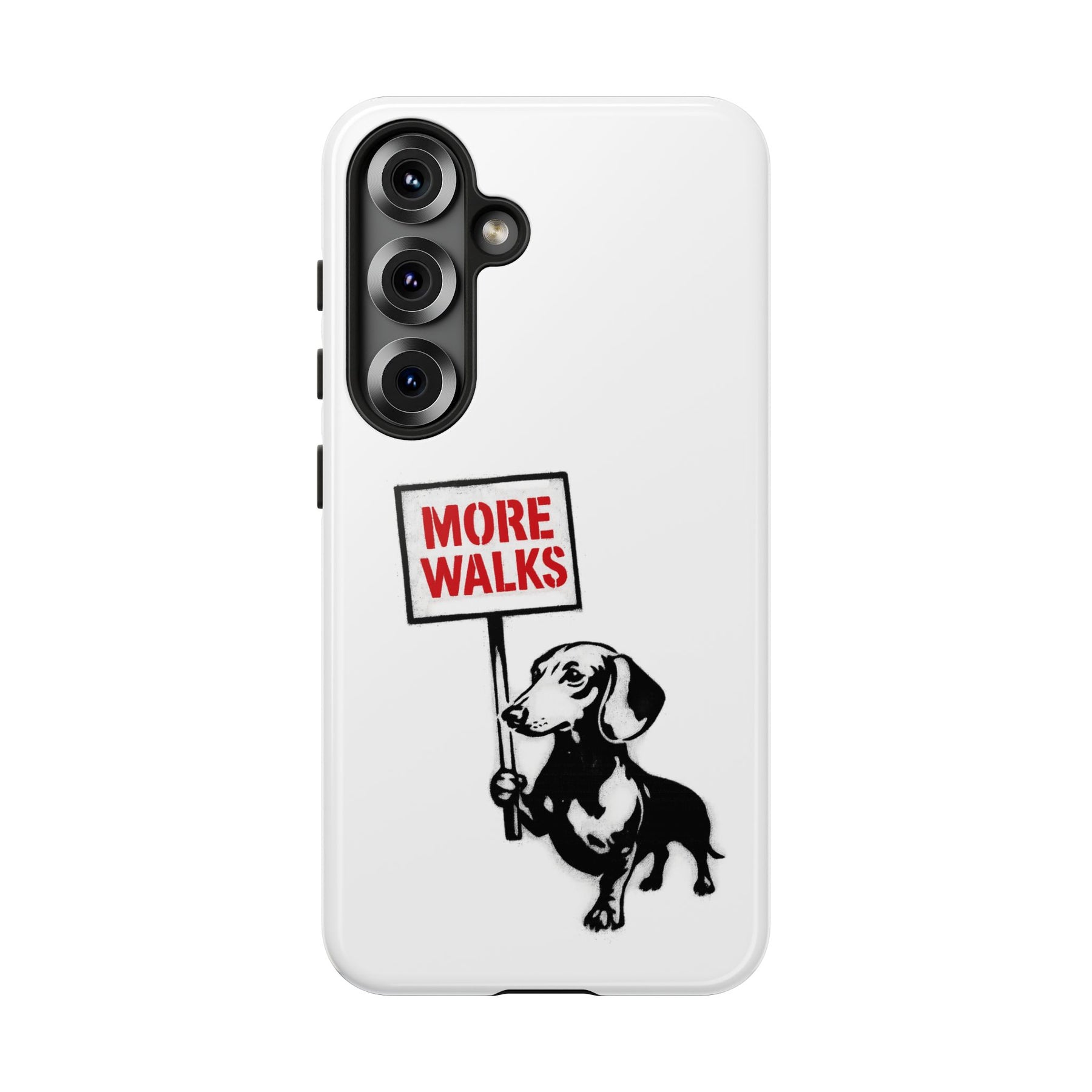 Dackel mit Warnschild – No Rules-Phone Case-True Insights