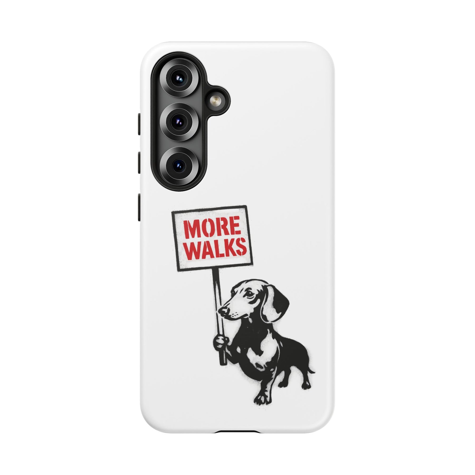 Dackel mit Warnschild – No Rules-Phone Case-True Insights